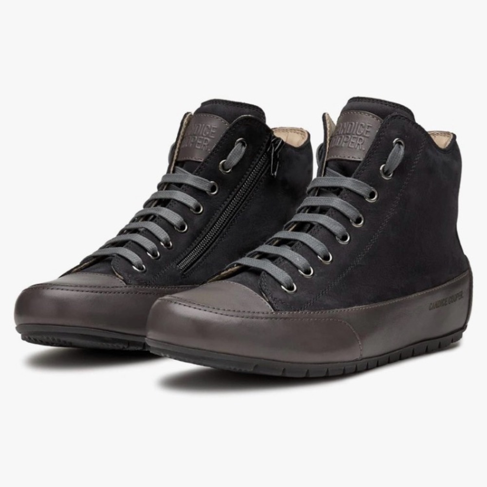 NEW Candice Cooper PLUS- High-top trainers- Anthracite / blue EU 36.5 US 6 / 6.5